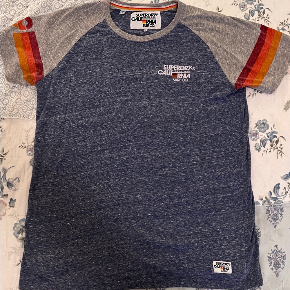 Xxl blue Superdry t shirt
